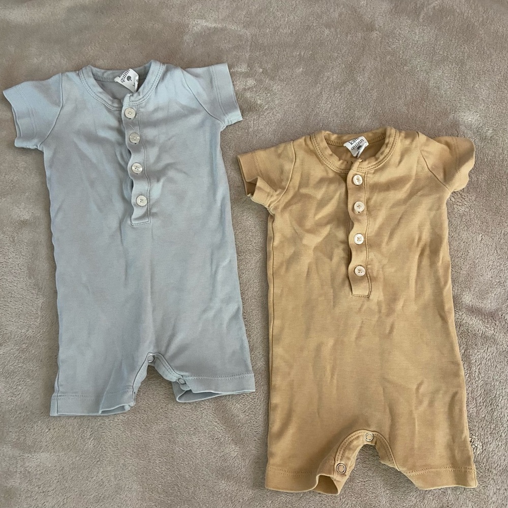 Kate Quinn One Piece Set - Blue and Tan